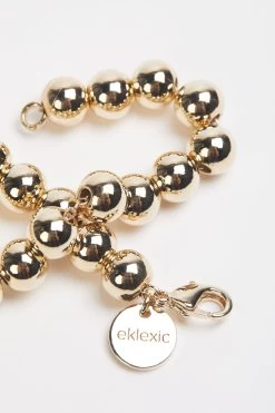 MEDIUM GOLD BALL BRACELET 8 MEDIUM GOLD BALL BRACELET -Varley Store TheSilenceCoInvisibleMannequinJune3020210118