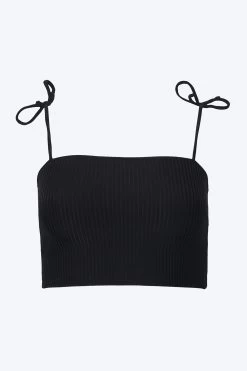 ONA LONGLINE RIBBED BIKINI TOP