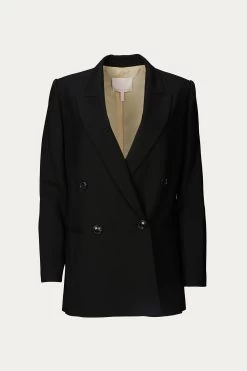 DOUBLE BREASTED CAVALRY TWILL BLAZER