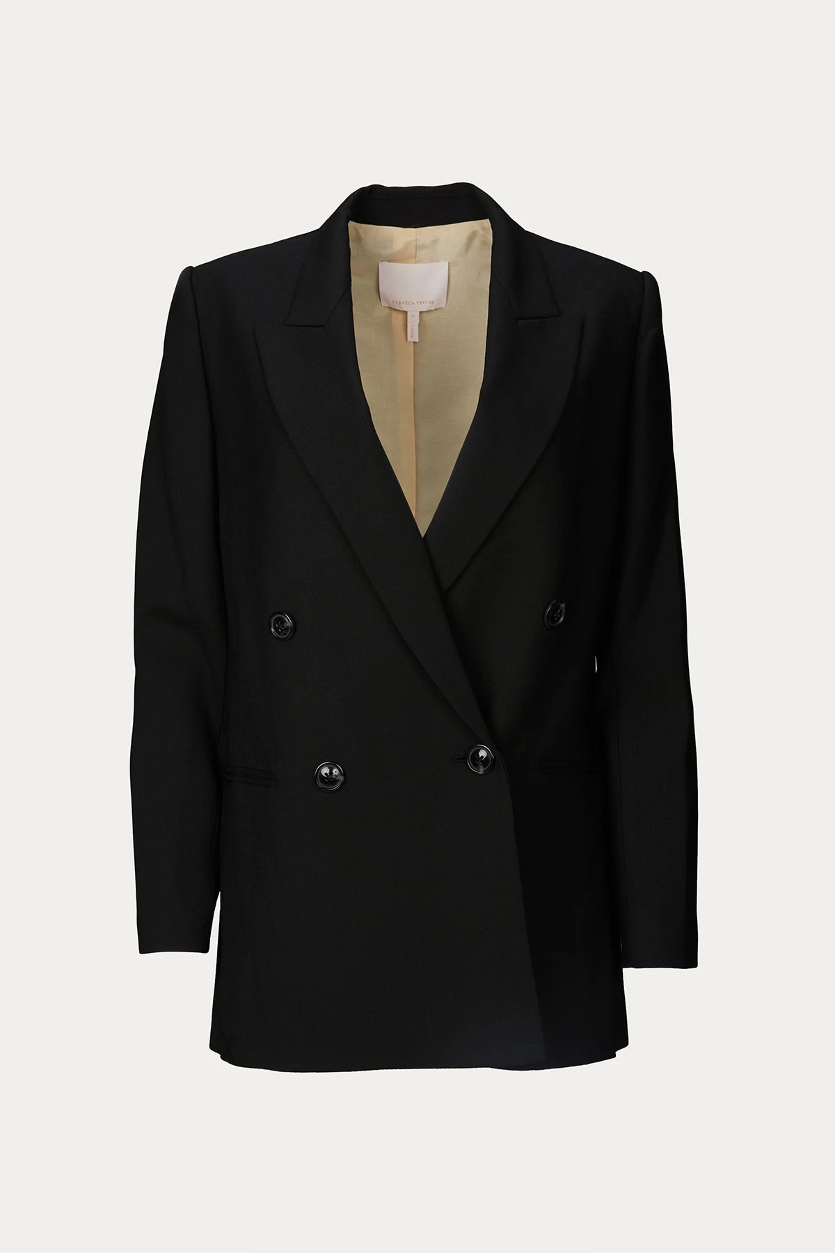 DOUBLE BREASTED CAVALRY TWILL BLAZER 1 DOUBLE BREASTED CAVALRY TWILL BLAZER