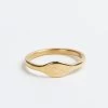 ELIZA GOLD-PLATED SIGNET RING