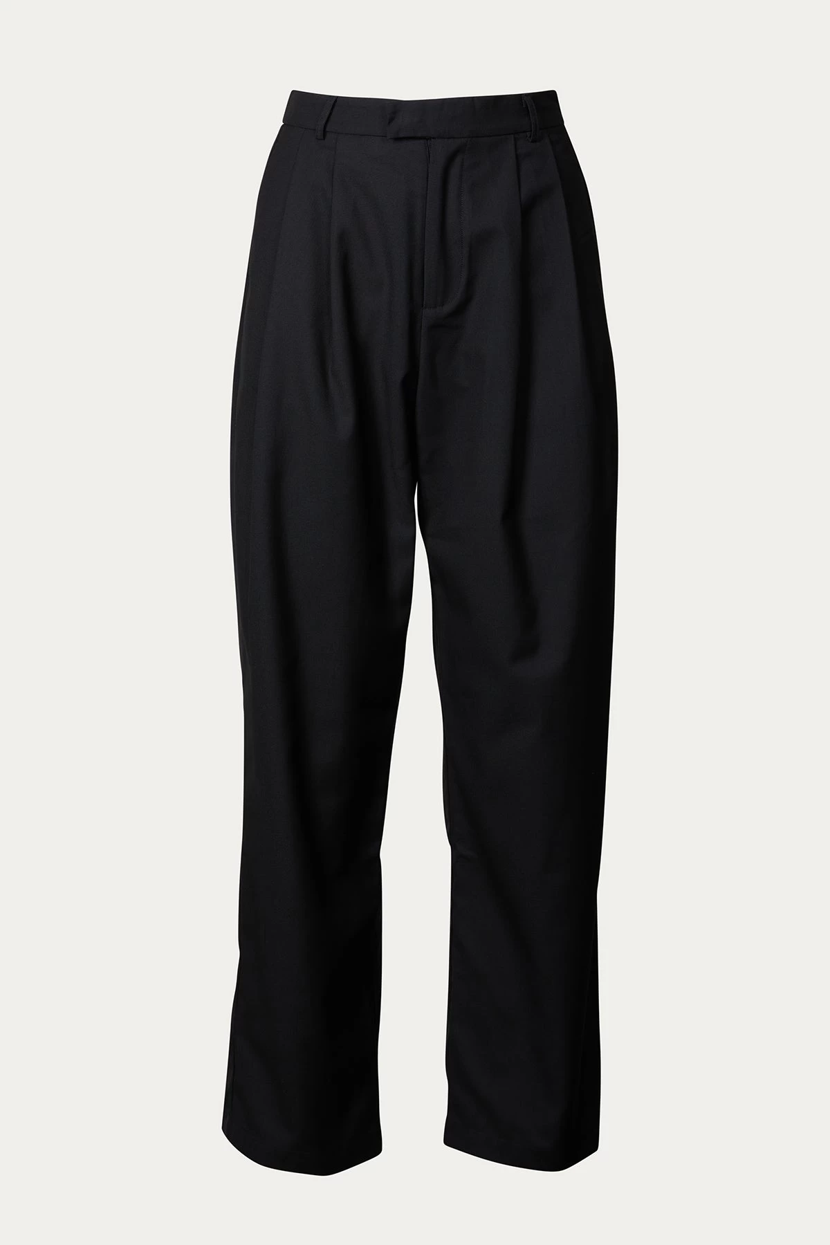 WHITLEY PLEATED TWILL WIDE-LEG PANTS 1 WHITLEY PLEATED TWILL WIDE-LEG PANTS