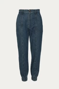 THE NICO HIGH-RISE CUFFED CARGO JEANS