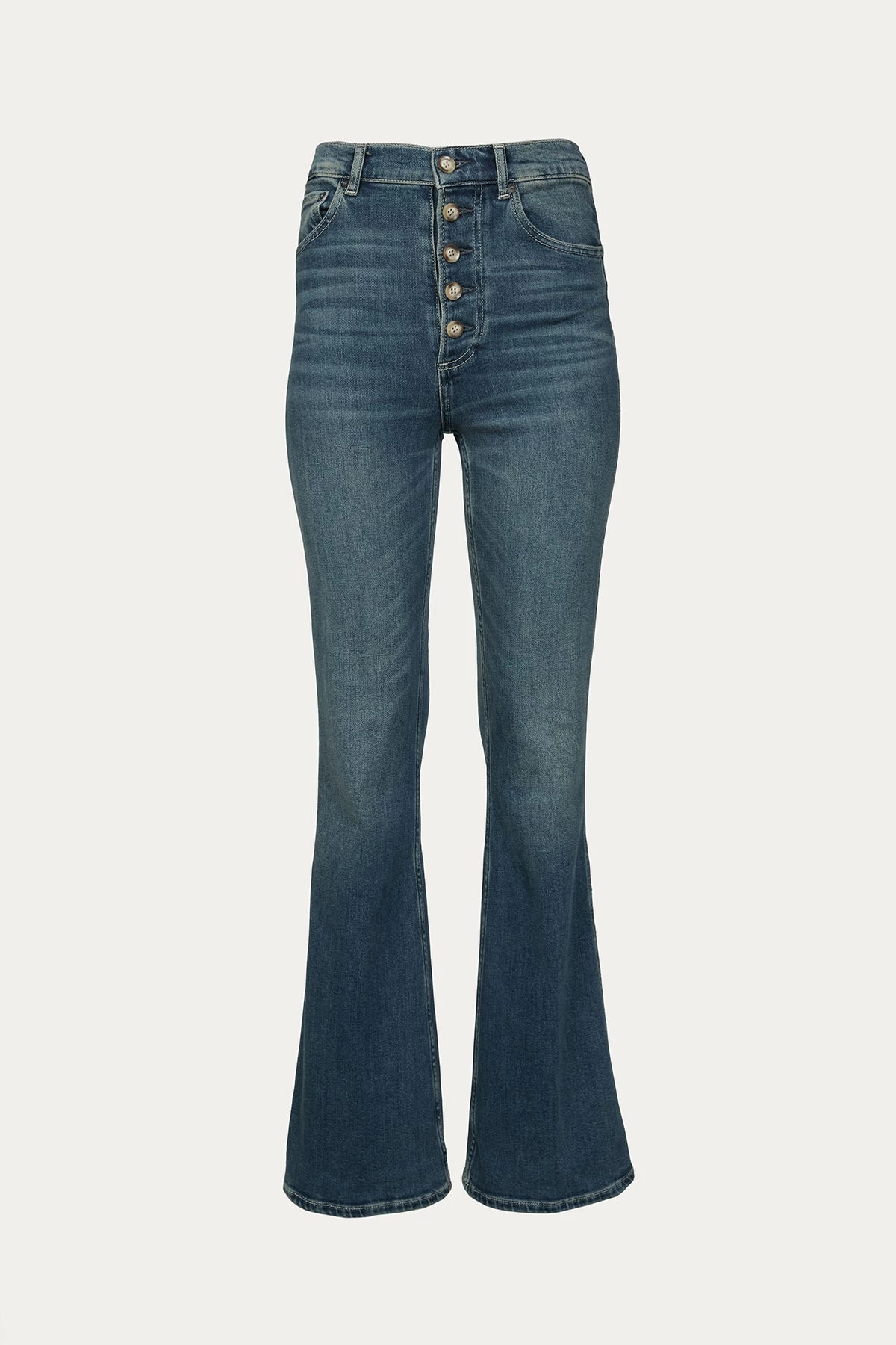 THE RICKY HIGH-RISE FLARED JEANS 1 THE RICKY HIGH-RISE FLARED JEANS