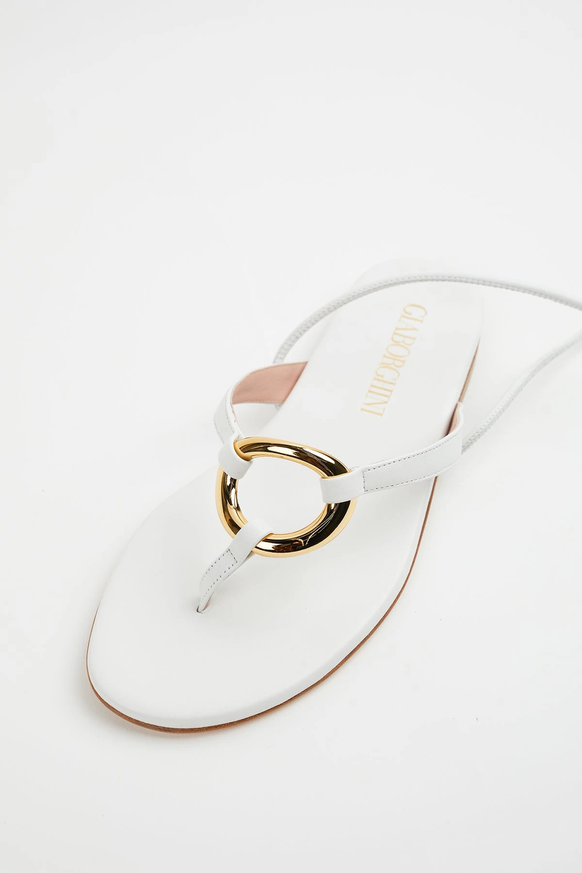 Gia Borghini LEVANTE FLAT LEATHER SANDALS 2 Gia Borghini LEVANTE FLAT LEATHER SANDALS - Image 2