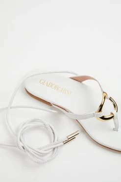 Gia Borghini LEVANTE FLAT LEATHER SANDALS 6 Gia Borghini LEVANTE FLAT LEATHER SANDALS -Varley Store TheSilenceCoInvisibleMannequinMarch30202113011