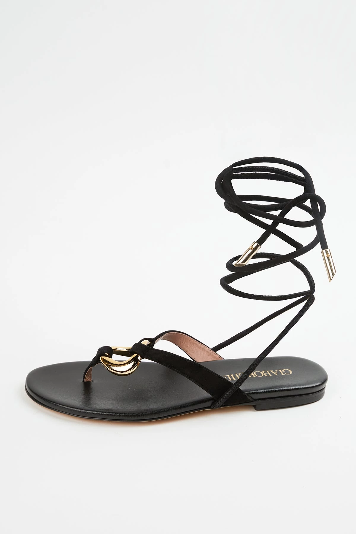 Gia Borghini LEVANTE FLAT SUEDE SANDALS 4 Gia Borghini LEVANTE FLAT SUEDE SANDALS - Image 4