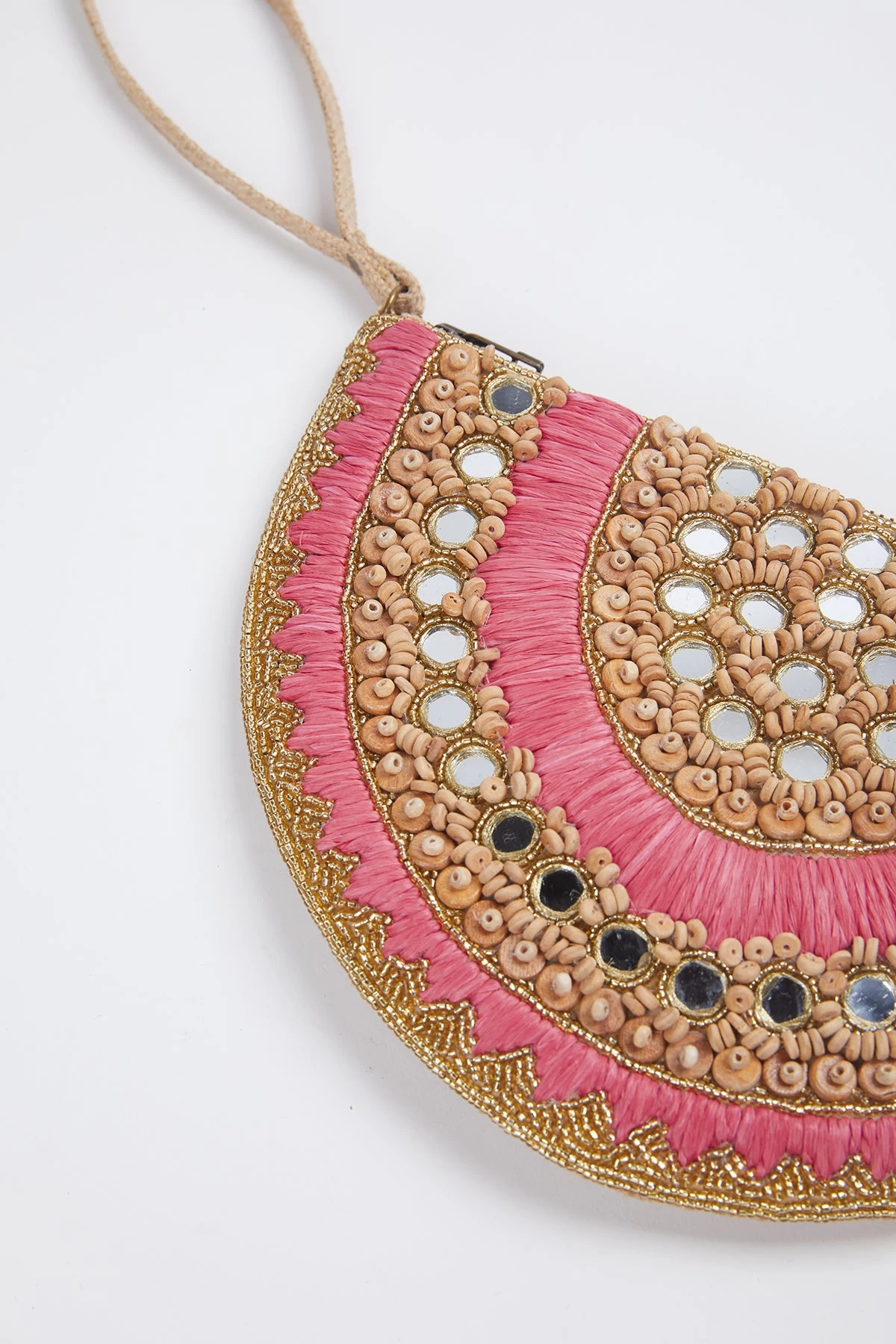 SANDIA RAFFIA CLUTCH WRISTLET BAG 3 SANDIA RAFFIA CLUTCH WRISTLET BAG - Image 3