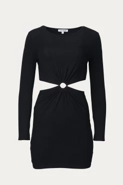 O-RING CUTOUT MINI DRESS
