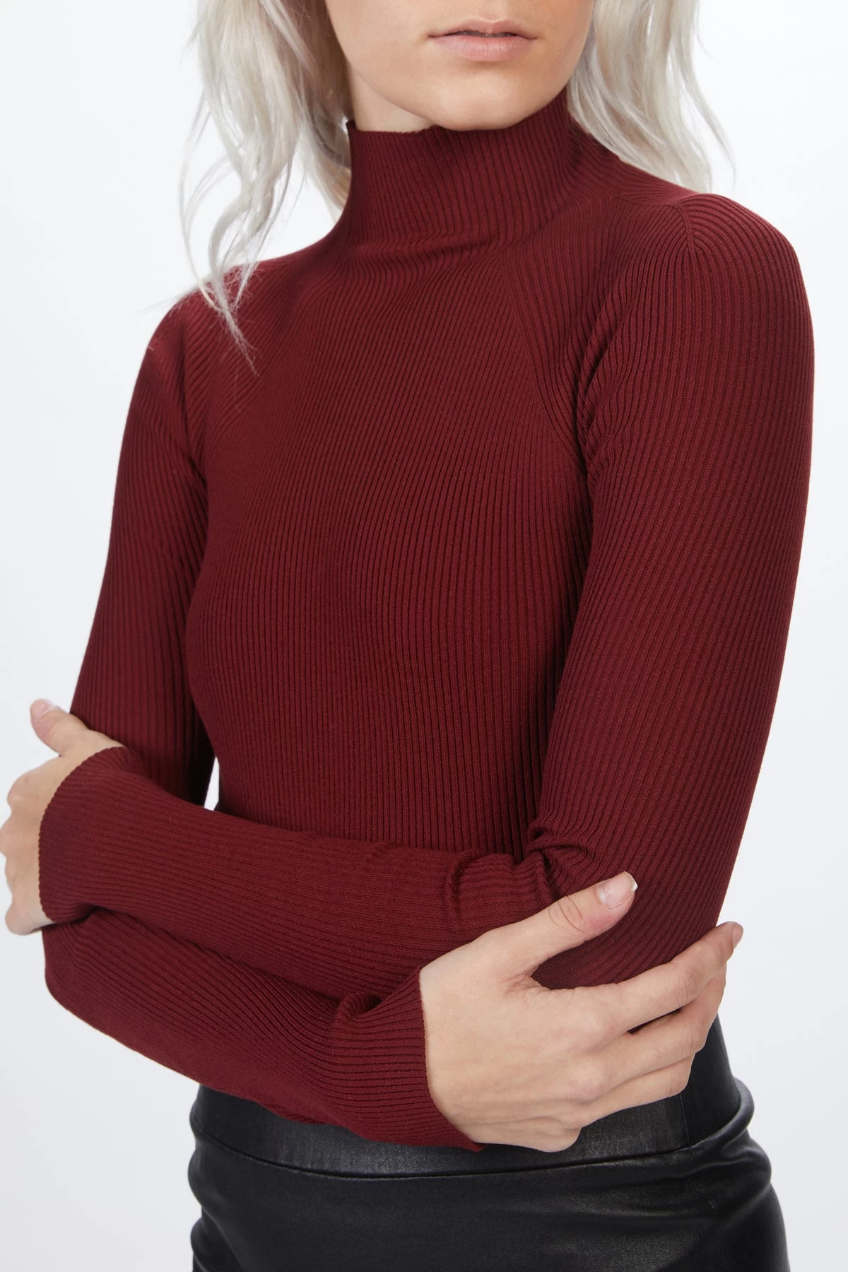 OPEN BACK KNIT BODYSUIT 4 OPEN BACK KNIT BODYSUIT - Image 4