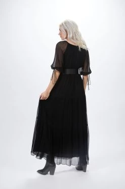 THE KOOPLES BLACK LEATHER BELT WITH METAL BUCKLE -Varley Store TheSilenceCoMarissaDec2020201821