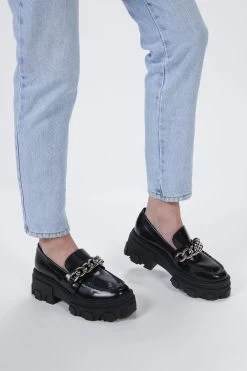 THE KOOPLES BLACK MOCCASINS -Varley Store TheSilenceCoMarissaDec2020202161