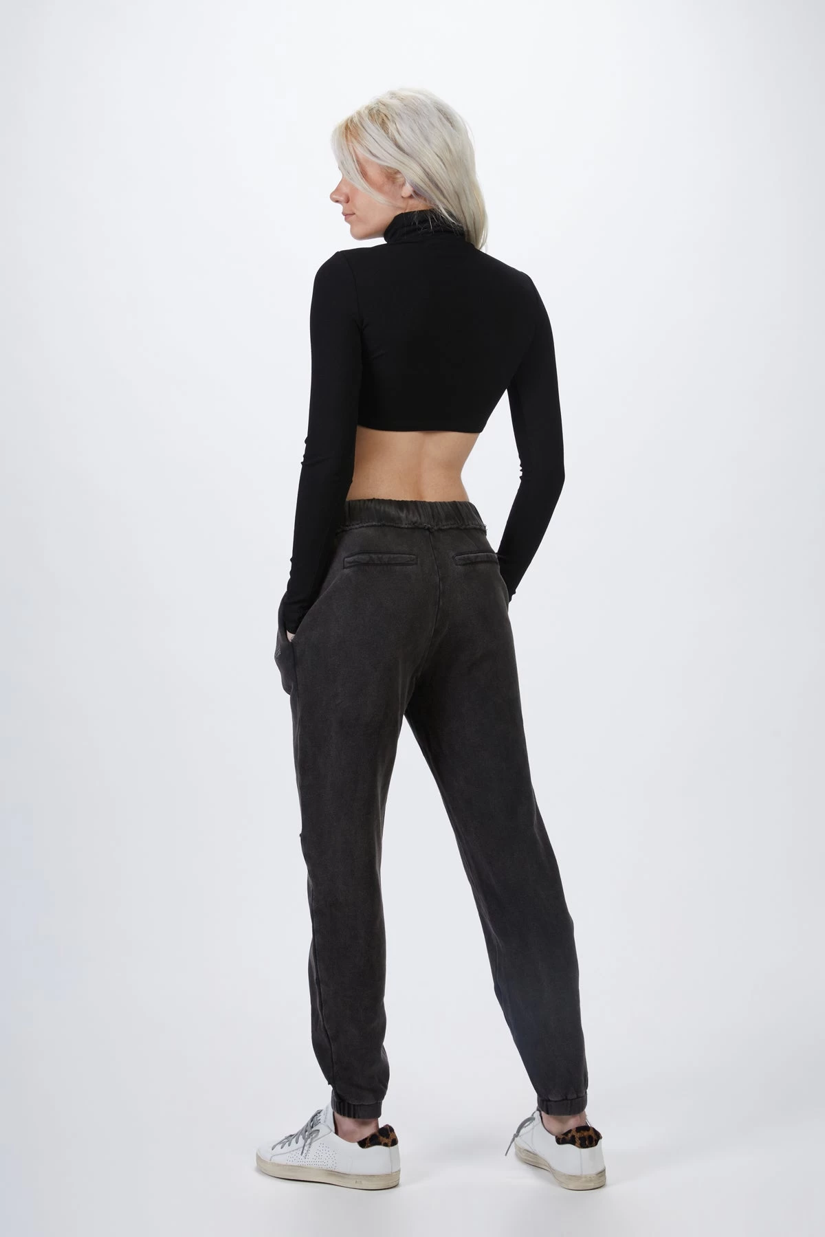 THE KOOPLES FADED BLACK JOGGERS 3 THE KOOPLES FADED BLACK JOGGERS - Image 3