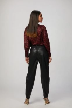 THE KOOPLES LEOPARD BUTTON DOWN -Varley Store TheSilenceCoModelEcommOct1920201968