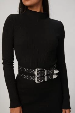 THE KOOPLES DOUBLE WRAP BELT -Varley Store TheSilenceCoModelEcommOct1920202081 3f7b1ae1 2e9e 453b b03f 2d9ebd3a4201