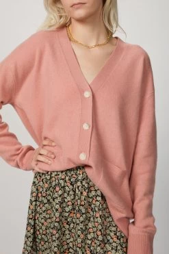 BOYFRIEND CARDIGAN -Varley Store TheSilenceCoOnModel2Jan2620210690