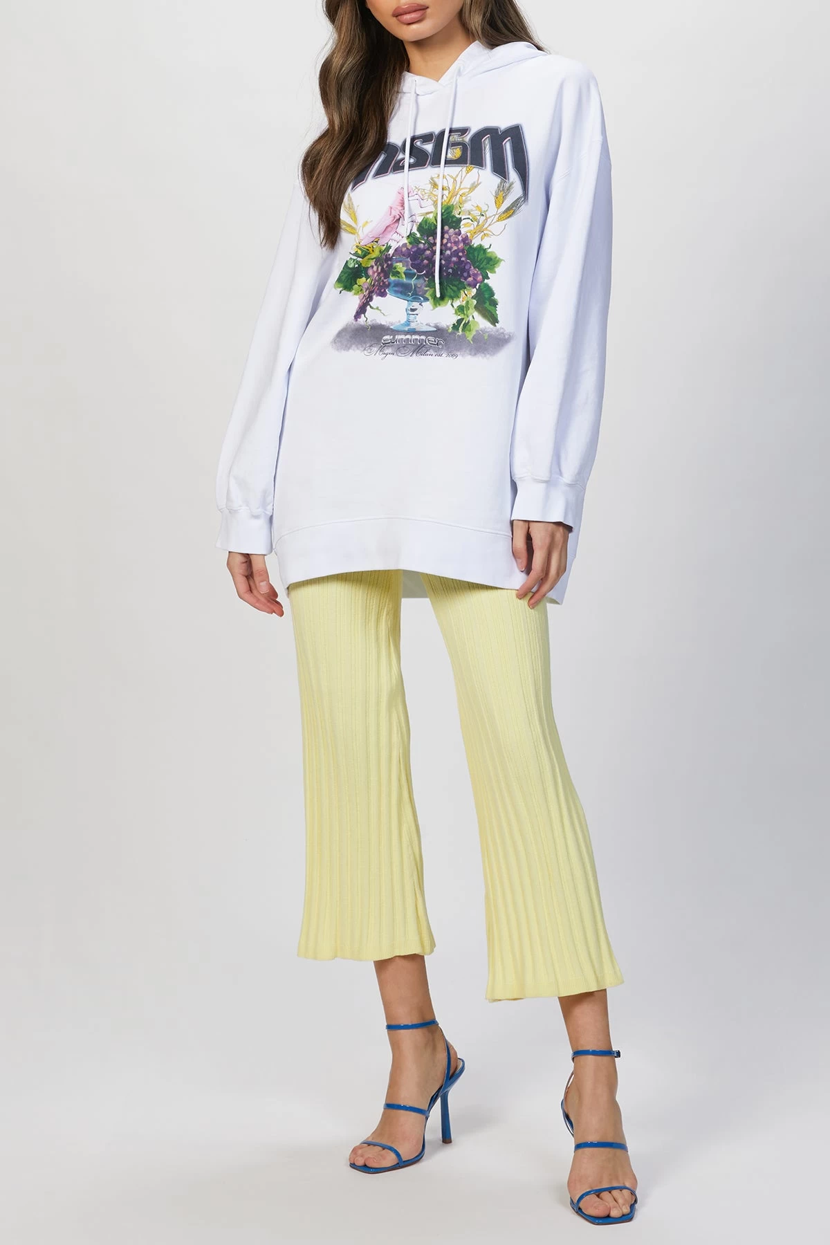 MSGM GRAPHIC PRINT HOODIE 2 MSGM GRAPHIC PRINT HOODIE - Image 2