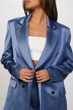 BONNIE SATIN JACKET -Varley Store TheSilenceCoOnModelFeb1920217595