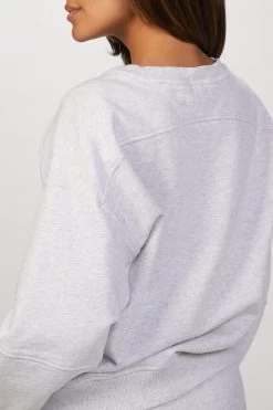 HARPER ORGANIC COTTON CREWNECK SWEATSHIRT 9 HARPER ORGANIC COTTON CREWNECK SWEATSHIRT -Varley Store TheSilenceCoOnModelFeb1920217730