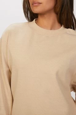 Varley EDITH RIB PIQUE SWEAT -Varley Store TheSilenceCoOnModelFeb1920217817