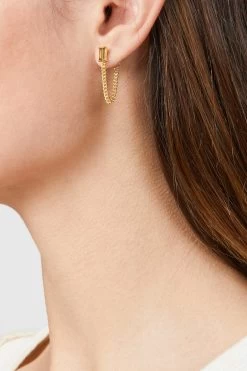 LIONEL GEMSTONE + CHAIN STUDS -Varley Store TheSilenceCoOnModelJan2620210333