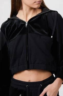 THE KOOPLES DUAL FABRIC SWEATSHIRT -Varley Store TheSilenceCoOnModelJan2620210536