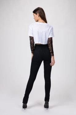 HIGH RISE SKINNY ZIP JEAN -Varley Store TheSilenceCoOnModelJan2620210617