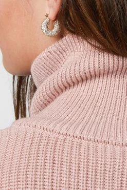 Luv AJ PAVE MINI DONUT HOOPS -Varley Store TheSilenceCoOnModelJan2620211026