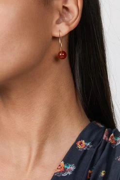 AUDREY HOOP EARRINGS -Varley Store TheSilenceCoOnModelJan2620211086