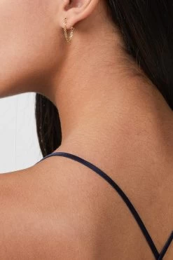 JONES CHAIN STUD 5 JONES CHAIN STUD -Varley Store TheSilenceCoOnModelJan2620211313