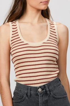 STRIPED RIBBED TANK 8 STRIPED RIBBED TANK -Varley Store TheSilenceCoOnModelMarch28202111787