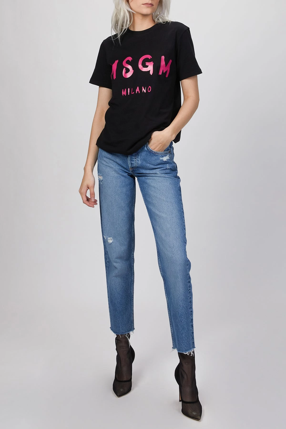 THE TOMMY CROPPED MID-RISE STRAIGHT-LEG JEANS 2 THE TOMMY CROPPED MID-RISE STRAIGHT-LEG JEANS - Image 2