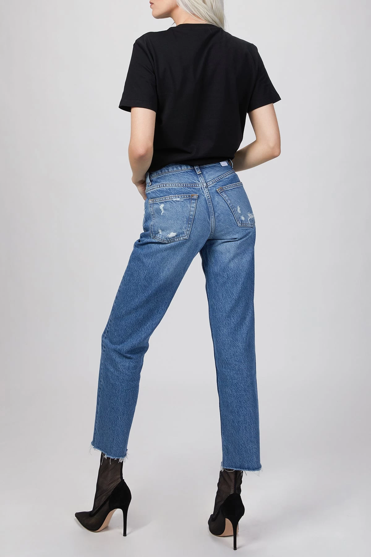 THE TOMMY CROPPED MID-RISE STRAIGHT-LEG JEANS 3 THE TOMMY CROPPED MID-RISE STRAIGHT-LEG JEANS - Image 3