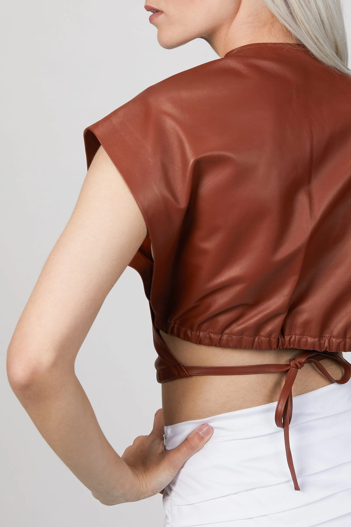 ENVELOPE LEATHER TOP 5 ENVELOPE LEATHER TOP - Image 5