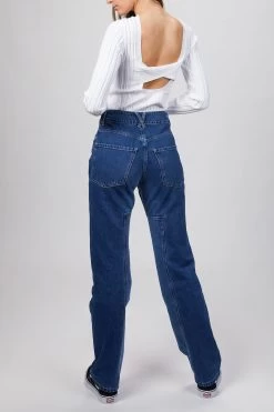 PANEL DENIM JEANS -Varley Store TheSilenceCoOnModelMarch28202112486