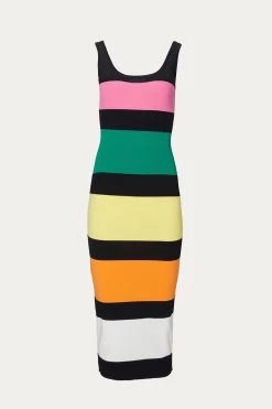 MULTI STRIPE DRESS