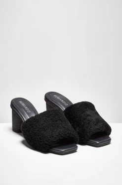 SILAS SHEARLING MULE -Varley Store WEBSHOP SILAS BLACKI 21kX2j8jrSA32P9