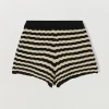 SIES TEXTURED KNIT SHORTS