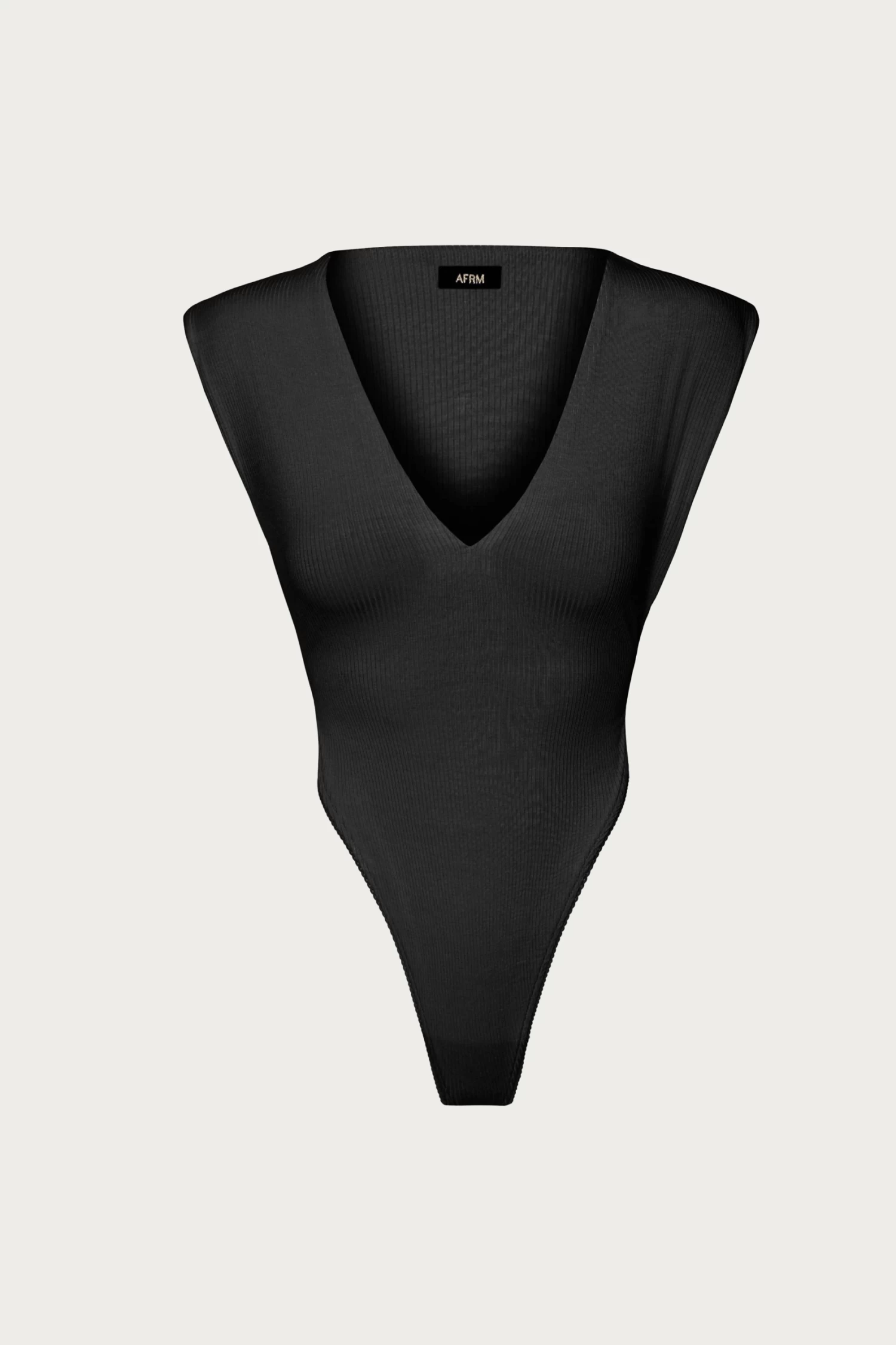 AMI RIBBED STRETCH-JERSEY BODYSUIT 1 AMI RIBBED STRETCH-JERSEY BODYSUIT