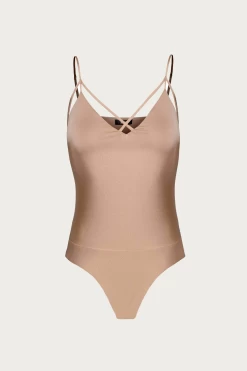 COLE CUTOUT STRETCH-JERSEY BODYSUIT