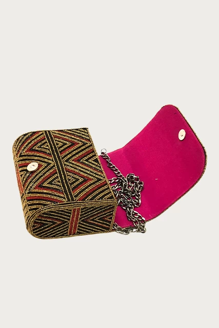 MINERVAS BEADED CROSS-BODY CLUTCH BAG 7 MINERVAS BEADED CROSS-BODY CLUTCH BAG - Image 7