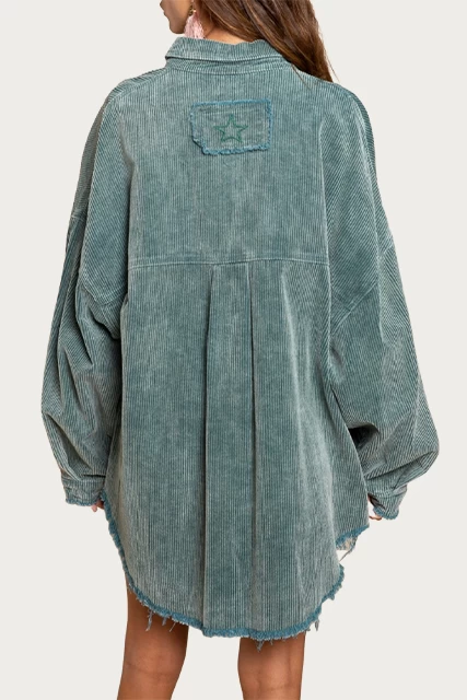 OVERSIZED CORDUROY SHACKET 4 OVERSIZED CORDUROY SHACKET - Image 4