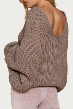 SLOUCHY LOW-BACK KNIT SWEATER -Varley Store q2 125e15a2 d1d5 4b0c b6be f81a69b18c91