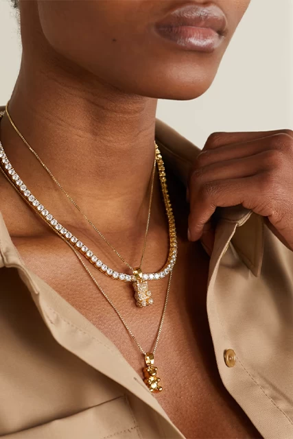 NOSTALGIA BEAR PAVÉ PENDANT 2 NOSTALGIA BEAR PAVÉ PENDANT - Image 2