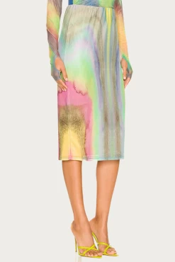 LYNN STRETCH-MESH MIDI SKIRT -Varley Store q2 1c6ad8ad f446 40d2 8e6d 92b4cbb2916e