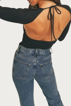 RIBBED OPEN-BACK CUTOUT BODYSUIT -Varley Store q2 21e97298 35c1 4b8f 83ec 02d0db828b22