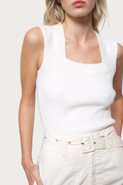 AMARA RIBBED-KNIT SLEEVELESS TOP -Varley Store q2 23b1336d 411a 4afa b1f2 2b15615a15ce