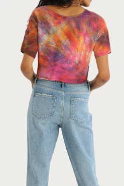 TIE-DYED SILK T-SHIRT -Varley Store q2 25142277 0397 4776 98dc 7ba2fb0bf35d