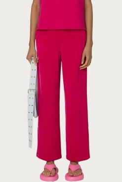 ALICE LINEN-BLEND TWILL STRAIGHT-LEG PANTS -Varley Store q2 2631d8c7 249b 478f 8039 8b1e91b549cd