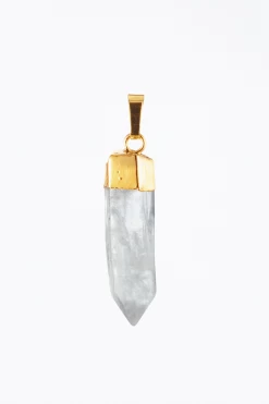 ROCK CRYSTAL QUARTZ PENDANT